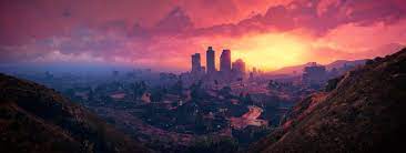 3840x1447 Grand Theft Auto V 4k Pic Of Wallpaper Grand Theft Auto Sunset Wallpaper Gta