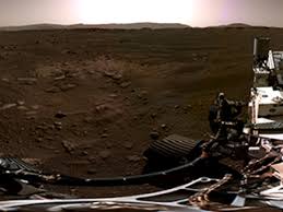 20, 2021, by the navigation cameras, or navcams, aboard nasa's perseverance mars rover, was stitched together from six individual images after they were sent back to earth. 4kamyawz2nwxym