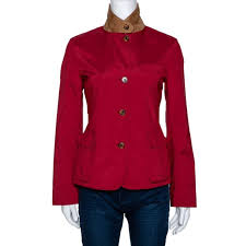 Loro Piana Red Nylon Button Front Jacket S Loro Piana Tlc