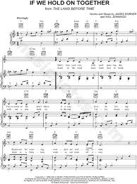 Diana Ross If We Hold On Together Sheet Music In C Major Transposable Download Print Sheet Music Diana Ross Music Download