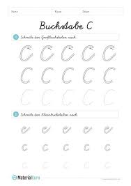 Neu Ein Kostenloses Deutsch Arbeitsblatt Zum Buchstaben C Fur Die Grundschule Auf Dem Die Kinder Ein C In De Buchstabe C Schreibschrift Buchstaben Buchstaben