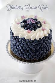 Blueberry Cream Cake Savoury Cake Desserts Cake Desserts