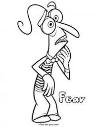 Select from premium scared face images of the highest quality. Coloring Pages For Kids Inside Out Drawing With Crayons