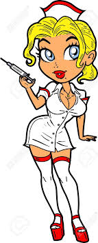 They are always willing to. Sexy Blonde Naughty Nurse In Tight Uniform With Needle And Mischievous Royalty Free Cliparts Vectors And Stock Illustration Image 20686810
