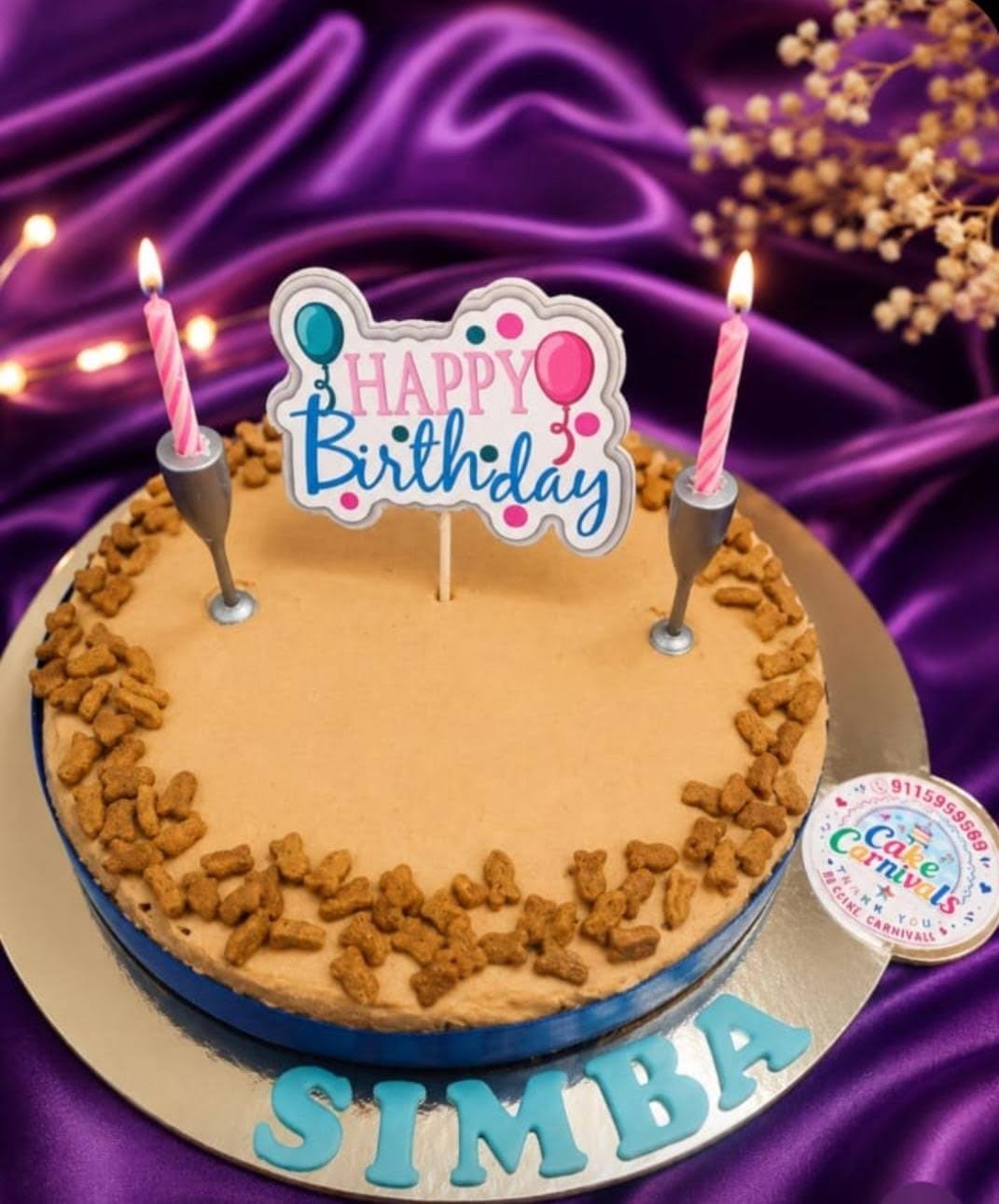 Personalized cat cake product image