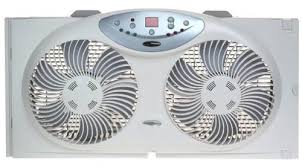 Bionaire Twin Reversible Airflow Window Fan Cfm Bionaire Twin Reversible Airflow Window Fan With Remote Control Window Fans Ceiling Exhaust Fan Exhaust Fan