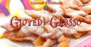 Inoltre, puoi guardare di che giorno cade questa festività e quanti giorni mancano ancora a questa festività. Giovedi Grasso E Chiaccere Firriotate