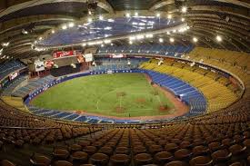 An elated japanese side won the coveted olympic baseball gold at tokyo 2020 after beating the the celebrations on the field showed what it meant to japan, with the entire team flooding the. Olympic Stadium Montreal Major League Baseball Stadiums Mlb Stadiums Baseball Park