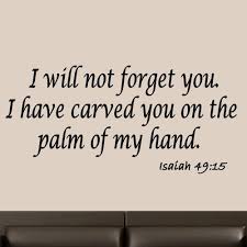 I Have Carved You In The Palm Of My Hand Bible Verse Pin On Things For My Wall