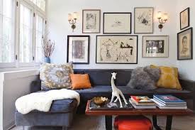 An ottoman that doubles as a coffee table can provide extra seating. Small Space Design Rules You Should Break Right Now