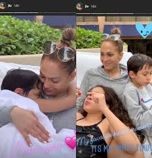 Jennifer lopez founder, jlo beauty. Jennifer Lopez Is Glowing In No Makeup Photos With Her Kids