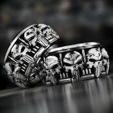 Pin By Jewelry On Metals Mens Skull Rings Sterling Silver Skull Rings Mens Jewelry