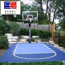 Learn about designing a basketball court and positioning it to prevent sun glare and choosing a color for the surface. 20 Best Outdoor Basketball Court Ideas Outdoor Basketball Court Basketball Court Backyard Backyard Basketball