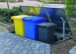 Sichtschutz Fur Mulltonnen Vorgarten Mulltonnen Verstecken Schachtabdeckung
