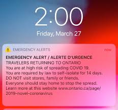 Jun 04, 2021 · une alerte amber a été déclenchée par la police d'ottawa, vendredi matin, afin de retrouver abby mathewsie, une fillette de 11 mois. Covid 19 Emergency Alert Ontario Residents Reacts With Confusion Appreciation