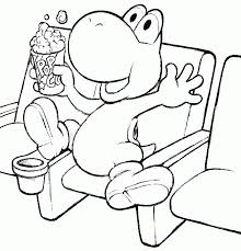 Toad coloring pages from super mario. Yoshi And Toad Coloring Pages Coloring Home