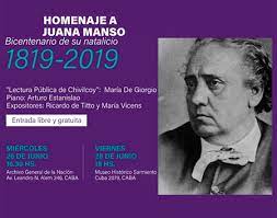 Juana mansó was born in 1872 in madrid, spain. Homenaje A Juana Manso Al Cumplirse Los 200 Anos De Su Nacimiento Barriada