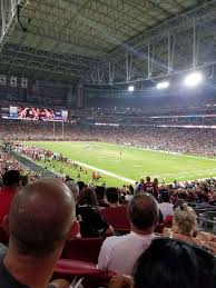 state farm stadium section 102 home of arizona cardinals