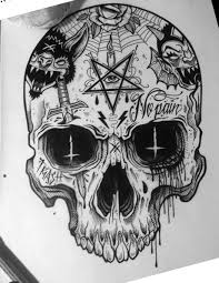 Art Skull Drawing In 2020 Dark Art Tattoo Skulls Drawing Tattoo Art Drawings