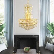 The deovra 5 light chandelier by eglo features architectural arms in a chrome finish. Small 15 20 Wide Chandeliers You Ll Love In 2021 Wayfair