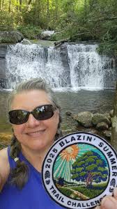 Poplar Lick Trail 7.22 miles. B52 Bomber Memorial for Major Robert Payne.  He died 1.5 years before I was born and we share the same birthday date.  Love interesting facts #blazinsummertrailchallenge #myadventurechallenge