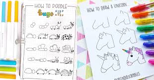 9 easy doodles videos for beginners 19 Of The Best Step By Step Doodles For Beginners
