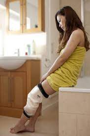 Limbo Knee Cover Now You Can Shower After Your Knee Replacement Www Limboproducts Com Knee Replacement Knee Replacement Recovery Knee Surgery Recovery