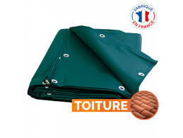Bache Toiture Speciale Couvreur Pvc 680g M 2x3m Protection Multi Usages Verte