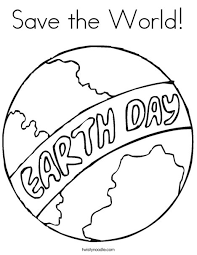 Plus, it's an easy way to celebrate each season or special holidays. Save The World Coloring Page Twisty Noodle