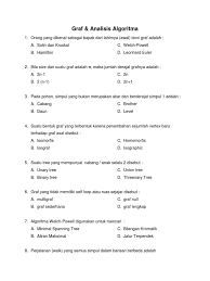 We did not find results for: Contoh Soal Graf Dan Analisis Algoritma Pdf