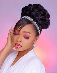 Mesmerizing combo lace and french braids. Latest Wedding Hairstyles Hair Style Ideas For Nigerian Brides 2020 Pictures Naijaglamwedding
