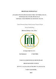 Salah satu metode yang menurut saya menyenangkan adalah pertanyaan pada judul di atas. Doc Analisis Strategi Pemasaran Toko Top Mode Dalam Meningkatkan Hasil Penjualan Ditinjaui Dari Perspektif Ekonomi Islam Siti Mufatiroh Academia Edu