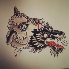 Wolf In Sheep S Clothing Wolf Tattoos Traditional Tattoo Wolf Tattoo Design