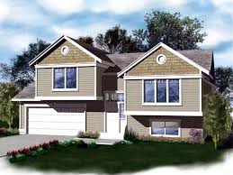 It's always tricky to work out just from the plan where the fall would be on a split level home. Split Level Home Plans And Raise Ranch House Plans