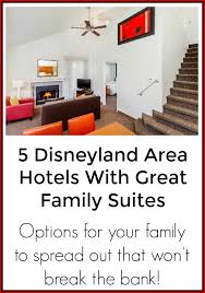 Views of trees, pool, downtown disney district or parking area. 5 Great Hotels With Family Suites Near Disneyland Thrifty Nw Mom