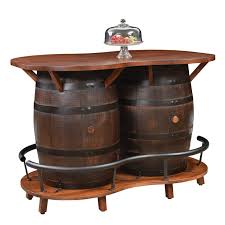2 Barrel Bar Table Wine Barrel Table Wine Barrel Furniture Bourbon Barrel Table