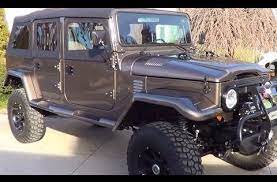 Custom Toyota Fj 4-door Finished - Youtube Toyota Land Cruiser Toyota Fj40 Land Cruiser