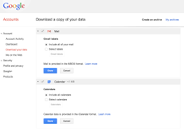When this happens, it is important to match the data between files. Google Announces Data Export Feature For Gmail Google Calendar Data Ars Technica
