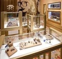 Jewelry Wooden Wall Glass Cabinet Display Case Showcase ...