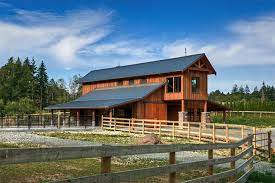 While the term barndominium used to refer to a metal building, this collection showcases mostly traditional house plans with the barn look. Rustic Wooden Stable Stable Style Building A Pole Barn Pole Barn Homes Barn House