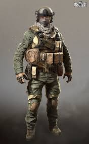 Artstation Blacksquad Wonjin Ryu Special Forces Gear Military Art Anime Military