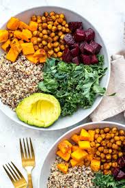 Sheet Pan Buddha Bowls With Turmeric Tahini Dressing Vegan Bowl Recipes Healthy Bowls Recipes Vegan Recipes Healthy