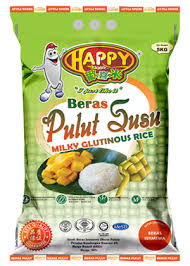 Beras putih beras import 1kg | 5kg | 10kg | 15kg. Beras Pulut Susu Happy Rice Rice Supplier In Kuching Sarawak