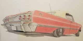 Films en vf ou vostfr et bien sûr en hd. 1963 Chevrolet Impala Lowrider Drawing By Daryl Morrison Saatchi Art