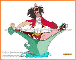 Crocodile Captain Hook 3 Captain Hook Smee And Crocodile Peter Pan Disney Movie Characters In 4 Sizes Embroidery Movmr008446 Embroidery Stock Design Disney Movie Characters Cartoon Sketches Captain Hook