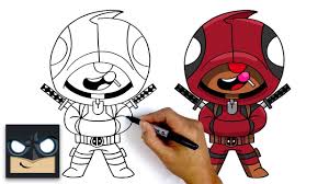 Therefore, we've created this list of all skins for each brawler. How To Draw Deadpool Leon Brawl Stars Youtube