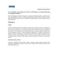 Financial reporting encompasses disclosures derived from authoritative financial reporting standards and/or applicable generally accepted accounting practice/principles, regulatory reports whose subject matter is primarily financial position and performance including related explanatory. Pdf Background Information New Restrictions On Providing Tax Services To Individuals In A Financial Reporting Oversight Role Fror Saeed Shams Academia Edu