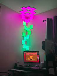 Nanoleaf Canvas Design Idea 25 Light Panels In 2021 Nanoleaf Designs Light Panels Canvas Designs