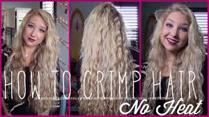 Wavy braided & crimped yellow doll hair 60 braid vintage one and only 1990's corgipal 5 out of 5 stars (2,275) $ 6.00. How To Crimp Your Hair No Heat Youtube