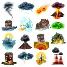 Desastre natural los fenómenos naturales, como la lluvia, terremotos, huracanes o el viento, se convierten en desastre cuando superan un límite de bueno los desastres naturales son producidos por la naturaleza no por el hombre existen diferentes tipos de desastres naturales : Conjunto De Desastres Naturales Incluyendo La Inundacion Terremoto Sequia Incendios Forestales Tsunami Radiacion Granizo Contaminacion Del Medio Ambiente Ilustracion Vectorial Aislada Ilustraciones Vectoriales Clip Art Vectorizado Libre De